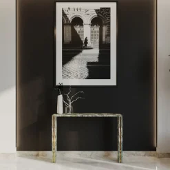 Consolle in marmo Innis Marinace Verde di Paolo Ciacci