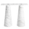 Consolle Inside Out White Arabescato di Karen Chekerdjian