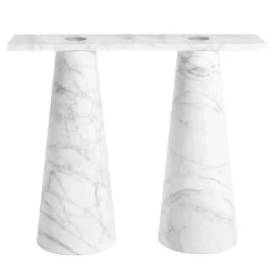 Consolle Inside Out White Arabescato di Karen Chekerdjian