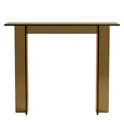 Consolle Naz in Vetro Finitura Bronzo