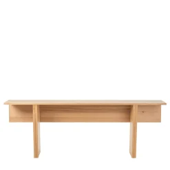 Consolle pieghevole in legno di quercia di Enrico Tonucci