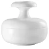 Contenitore e piatto da portata Pyxis bianco