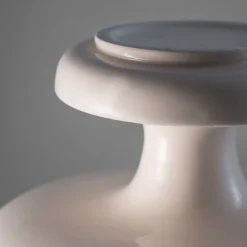 Contenitore e piatto da portata Pyxis bianco