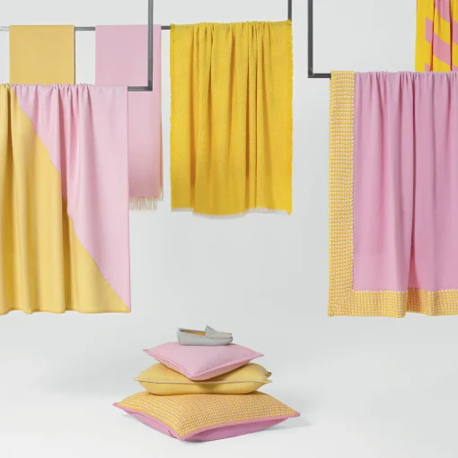 Coperta giallo e rosa Candy