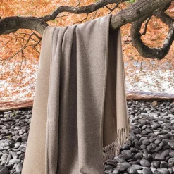 Coperta Melrose double-face beige piccola