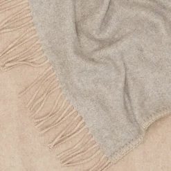 Coperta Melrose double-face beige piccola