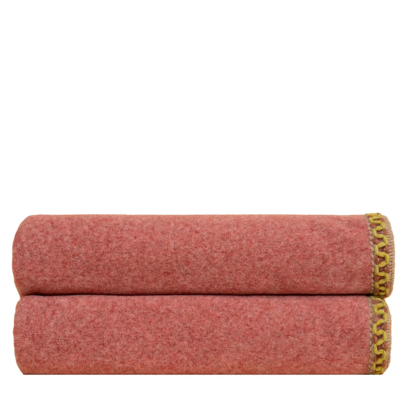 Coperta Morbida in Bambù Lava Nuances con Bordo Cocò