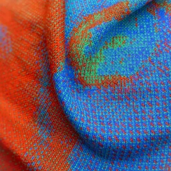 Coperta Multicolore in Lana Merino Sky, Cloud, Umbrella #1