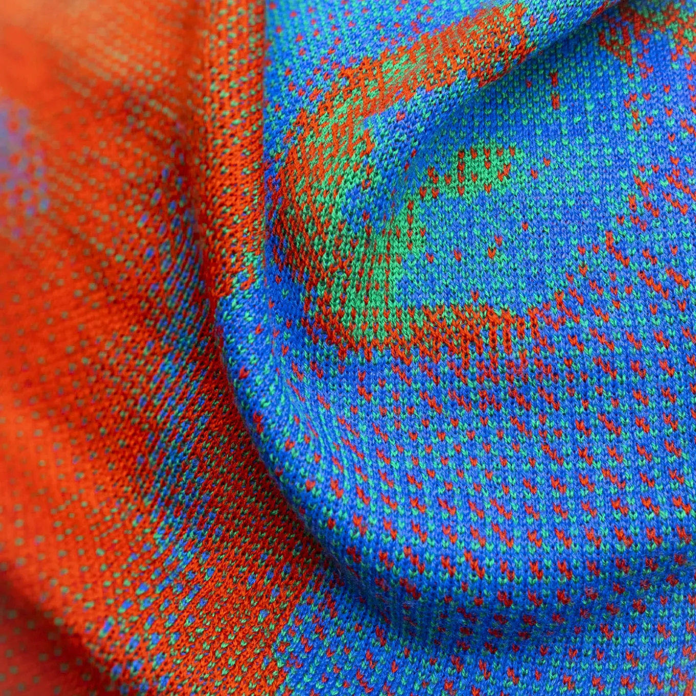 Coperta Multicolore in Lana Merino Sky, Cloud, Umbrella #1