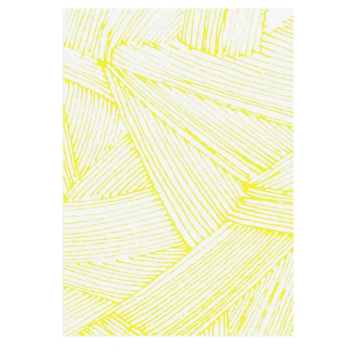 Coperta Tratto Bio giallo neon e bianco di Emilio Salvatore Leo