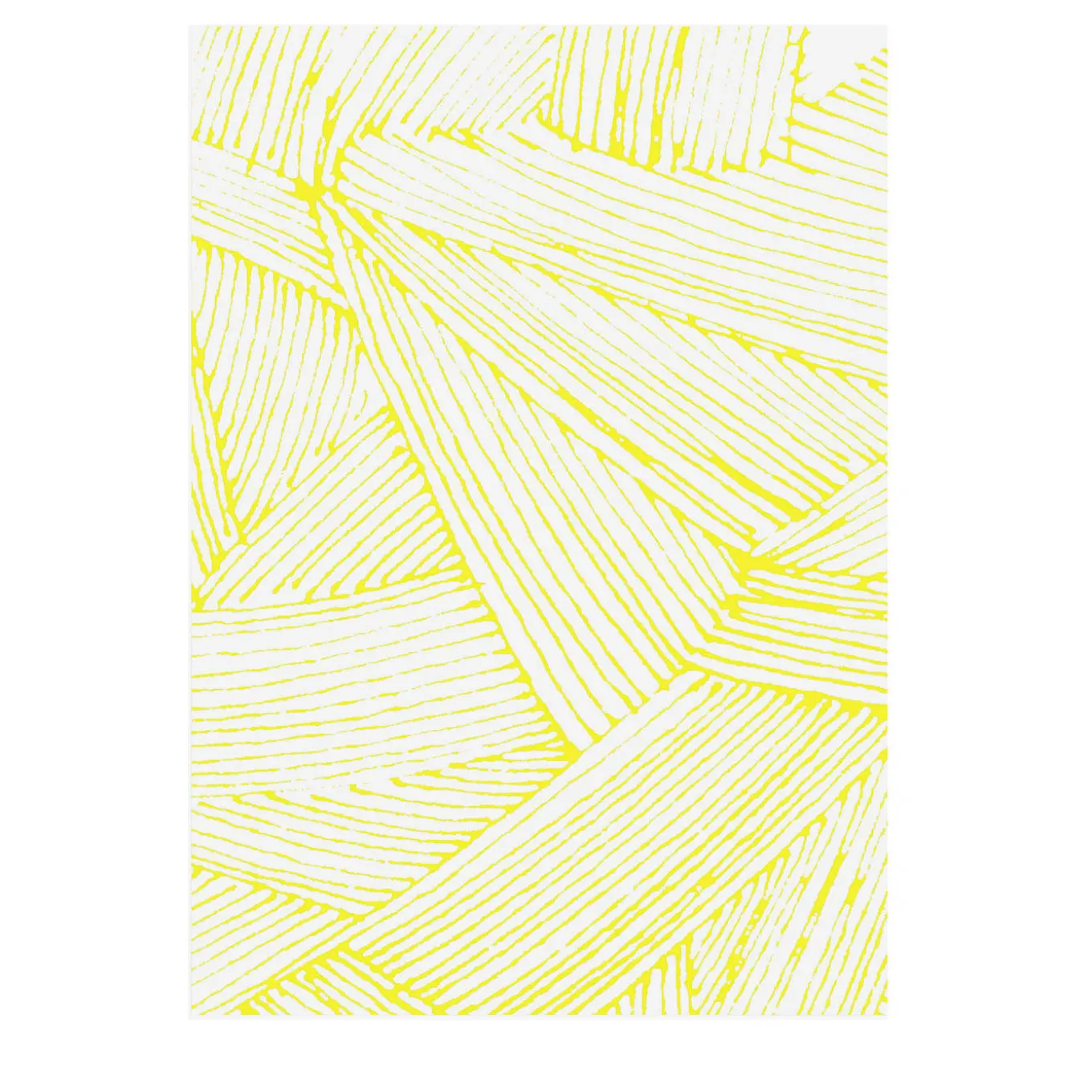 Coperta Tratto Bio giallo neon e bianco di Emilio Salvatore Leo