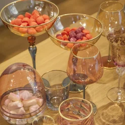 Coppa Arlecchino su stelo medio