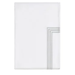 Copripiumino King americano bianco e grigio di Four Generations