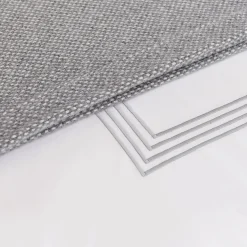 Copripiumino King americano bianco e grigio di Four Generations