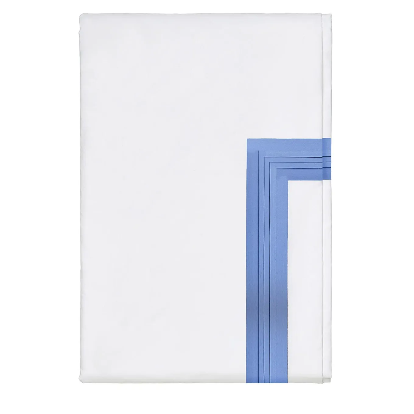 Copripiumino Plissè bianco e blu campagna US King