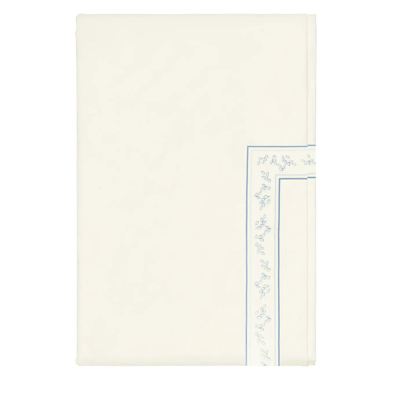 Copripiumino Roma Off White & Light Blue US King