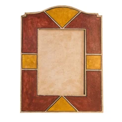 Cornice Portafoto in Legno Ossido Rosso Fiorentino
