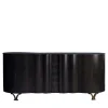 Credenza alta Mistral in sicomoro Frise