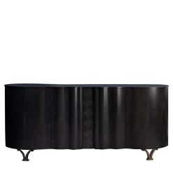 Credenza alta Mistral in sicomoro Frise