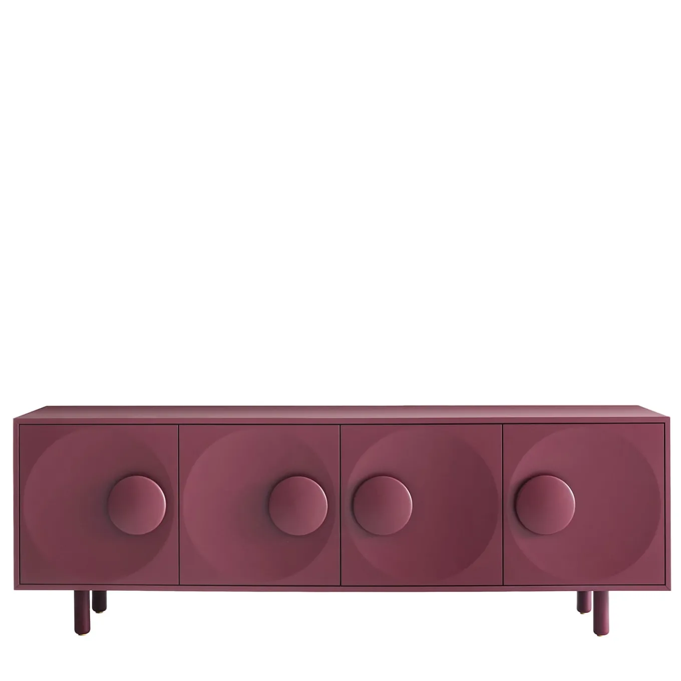 Credenza Bardot 4 porte rosso vino