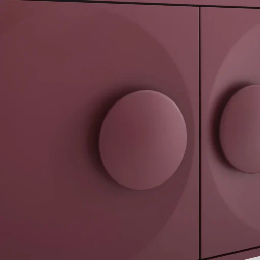 Credenza Bardot 4 porte rosso vino