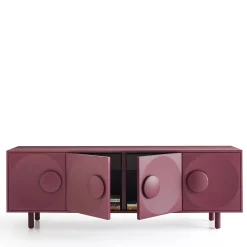Credenza Bardot 4 porte rosso vino