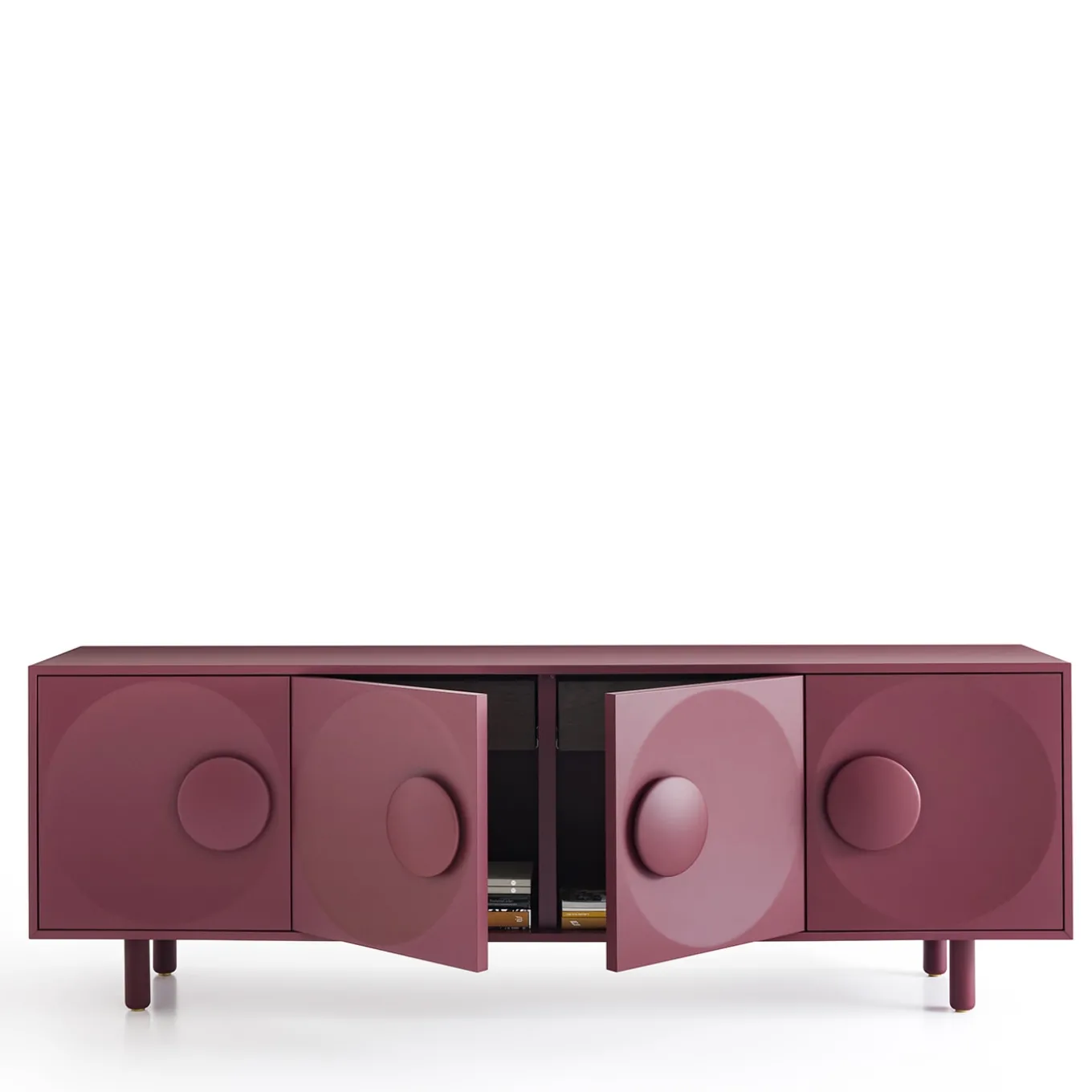 Credenza Bardot 4 porte rosso vino