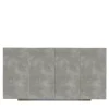 Credenza Boccadarno Otto a 4 ante in grigio di Meccani Studio