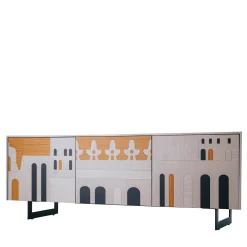 Credenza classica in legno policromo La Certosa