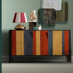 Credenza Domino multicolore