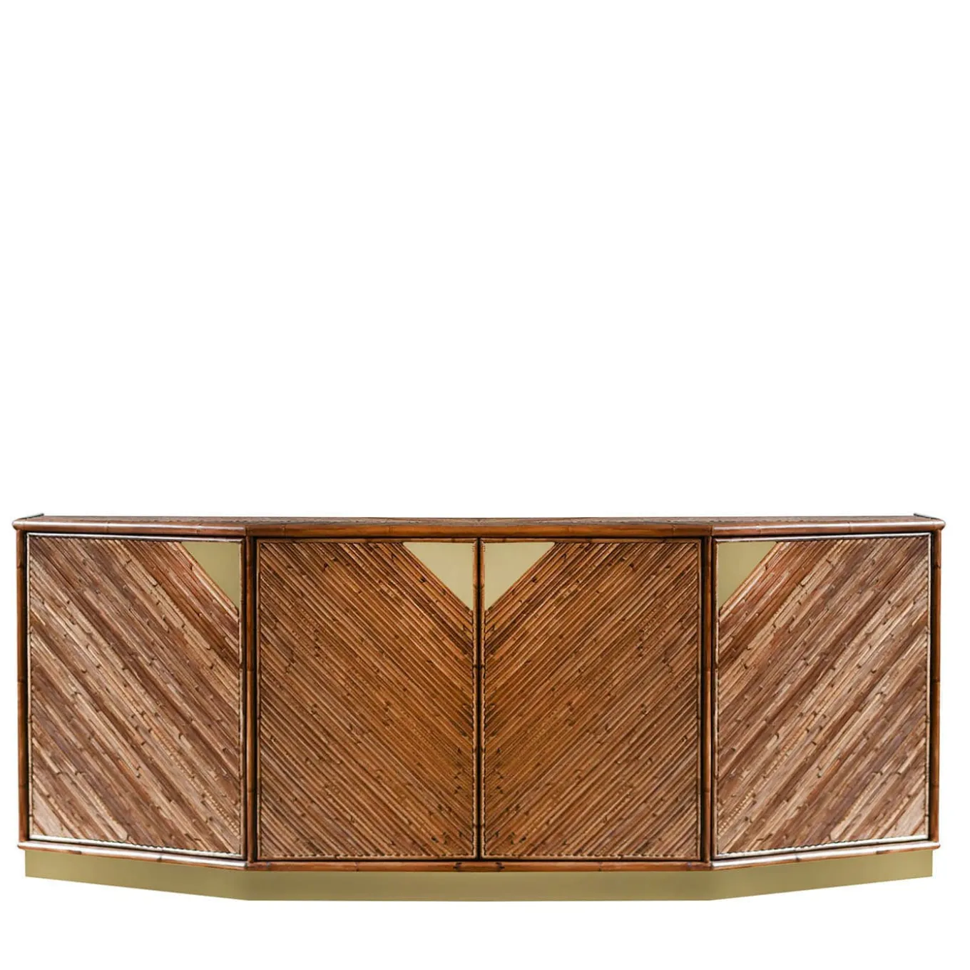 Credenza in Bambù e Ottone