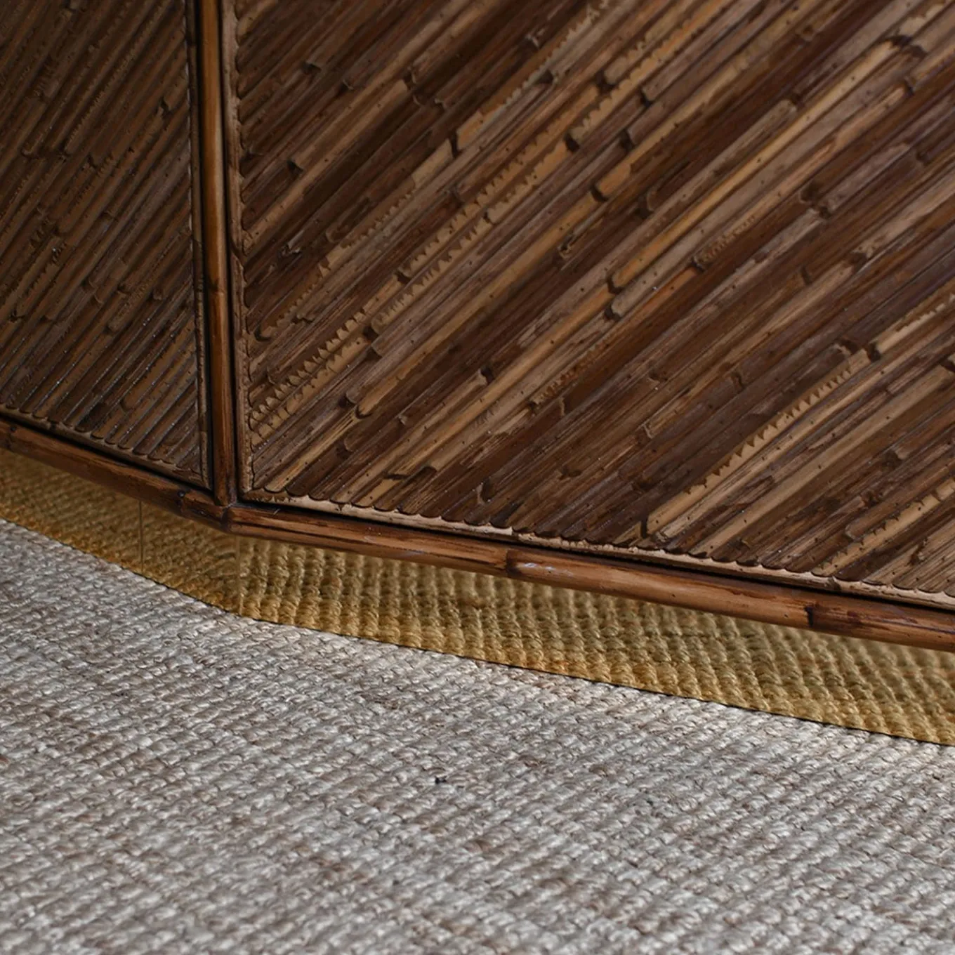 Credenza in Bambù e Ottone