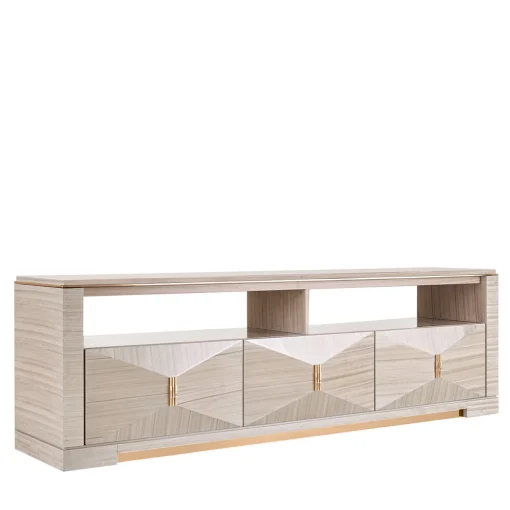 Credenza in legno di eucalipto lucido