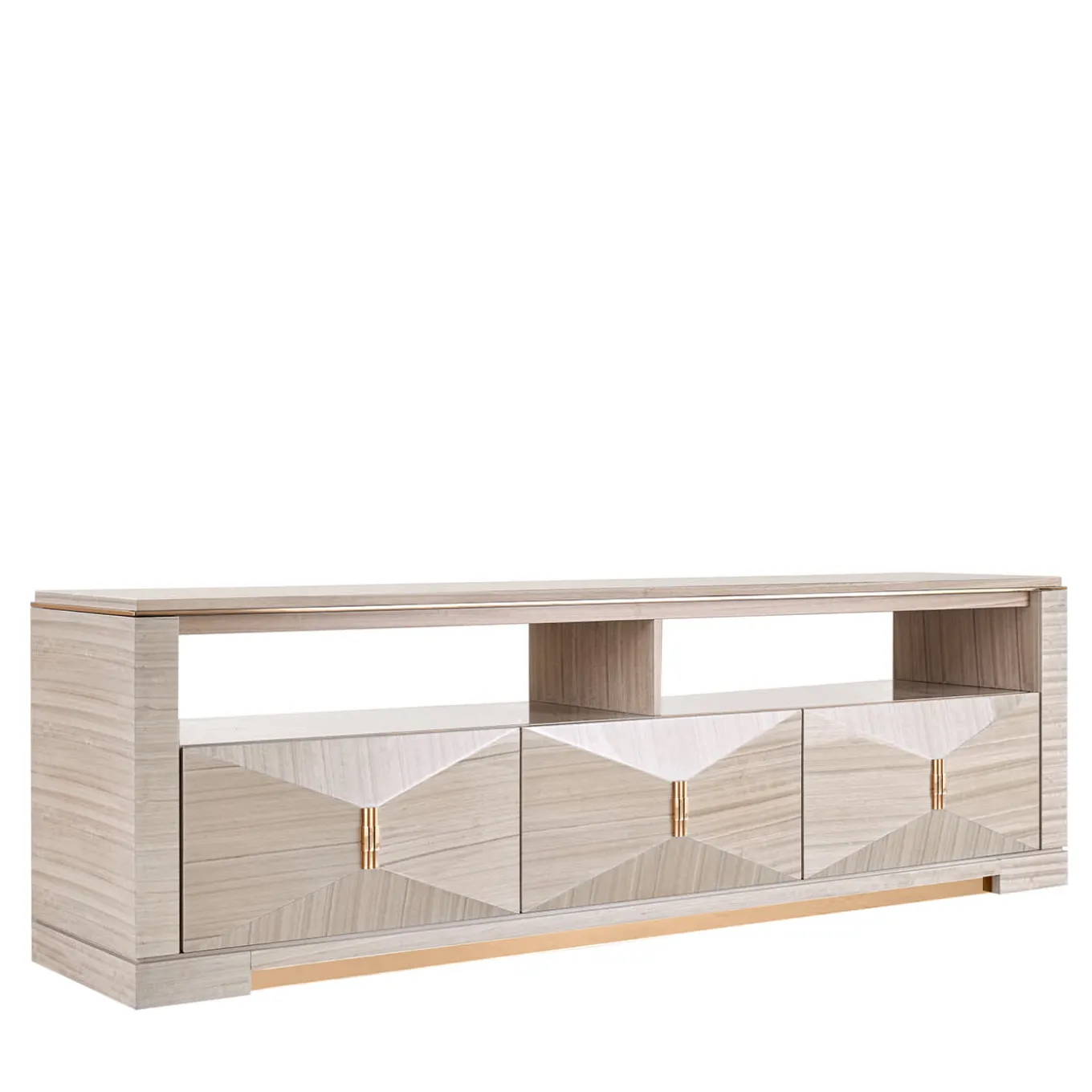 Credenza in legno di eucalipto lucido