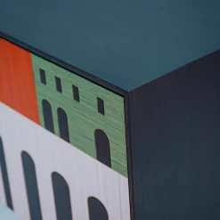 Credenza in legno policromo La Certosa