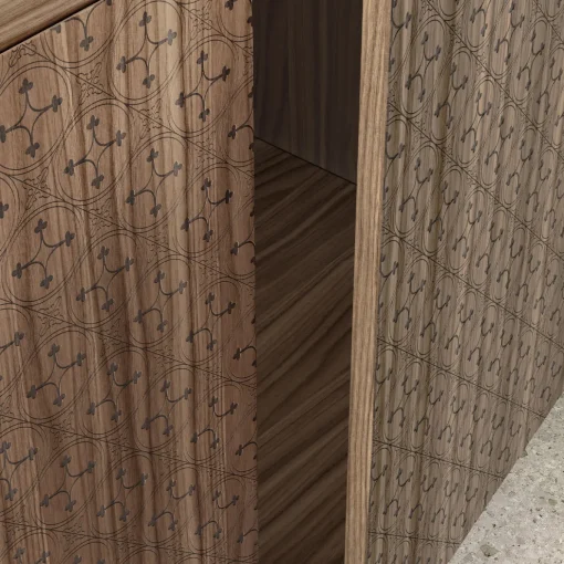 Credenza in legno tiles
