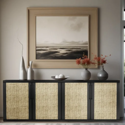 Credenza in Raphia Naturale Miel Vittorio