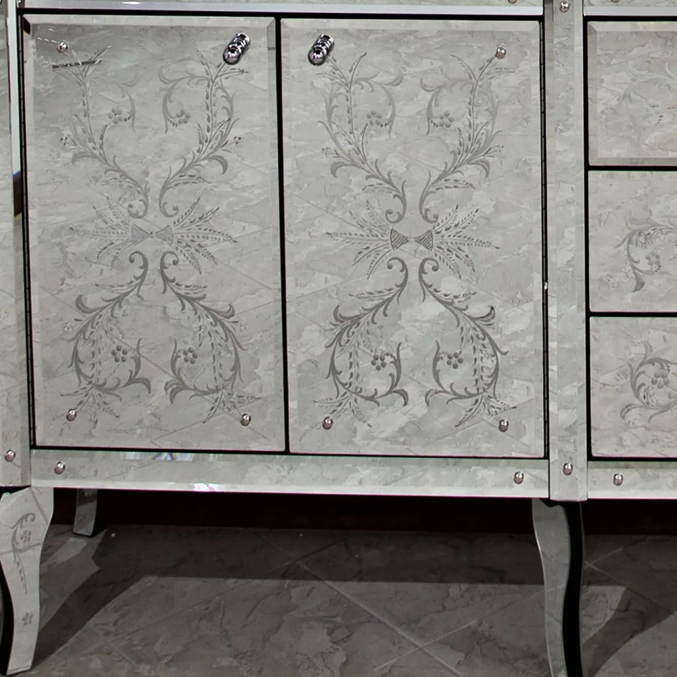 Credenza in vetro di Murano