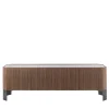 Credenza Miele a 4 ante in Canaletto e Carrara