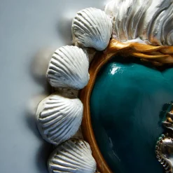 CUORE IN CERAMICA BIANCO E TURCHESE DI SUMMER CALLING
