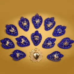 Cuore in ceramica Zodiaco Libra