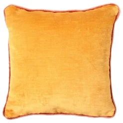 Cuscino Carrè in tessuto jacquard falso unito