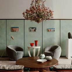 Cuscino quadrato Vate a righe policrome