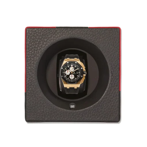 Cuscino rosso e nero per orologi