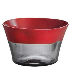 Dandy, ciotola piccola in corallo e grigio di Stefano Marcato