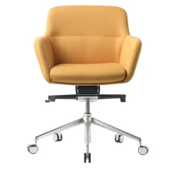 Darwin B Poltrona con ruote arancione