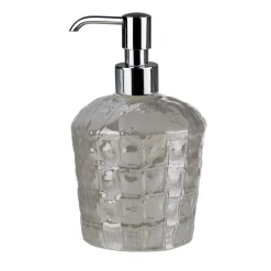 DISPENSER DI SAPONE COCCO - ARGENTO