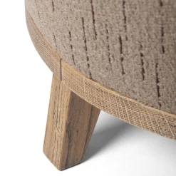 Divanetto Agostina tessuto grigio e bordeaux