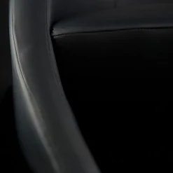 DIVANETTO RUSTY IN PELLE NERA