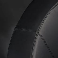 DIVANETTO RUSTY IN PELLE NERA